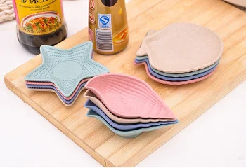 100pcs Starfish Seashell Shape Wheat Straw Flavor Dish Multifunction Seasoning Plate Salt Sauce Holder wen6906
100pcs Starfish Seashell Shape Wheat Straw Flavor Dish Multifunction Seasoning Plate Salt Sauce Holder wen6906