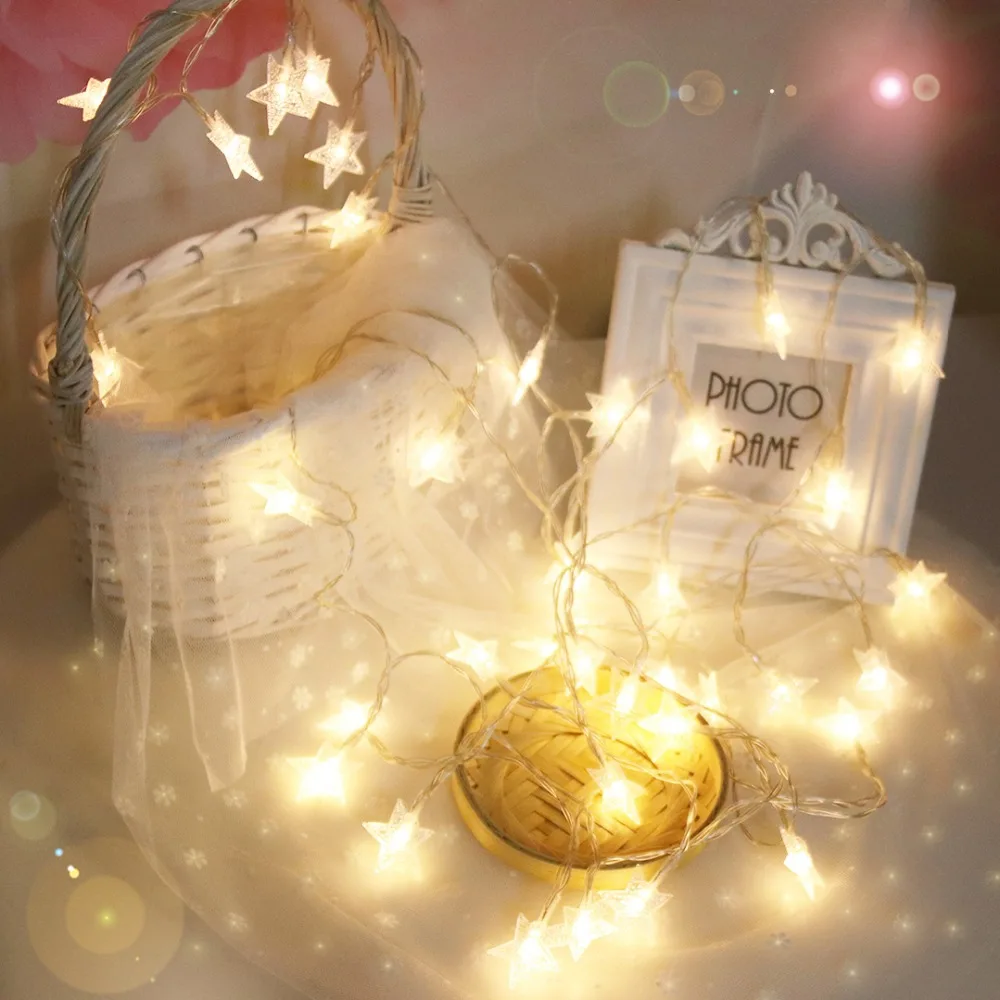 Светодиодная гирлянда с ночными звездами празднисветильник светильник s 40