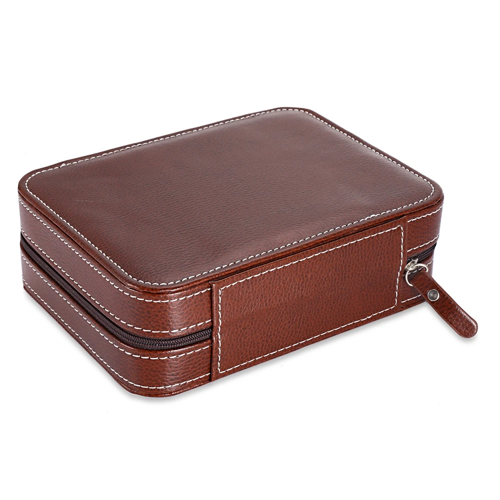 Hot Sale 4 Grids PU Leather Watch Box Jewelry Storage Case Watch Display Box caja reloj Container Jewelry Organizer 22