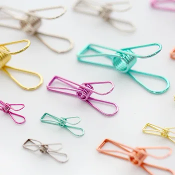 2pcs/lot 5 Colors Hollow Out Metal Binder Clips Paper Clips Notes Letter Notebook Clips DIY Bookmark escolar Office Stationery
2pcs/lot 5 Colors Hollow Out Metal Binder Clips Paper Clips Notes Letter Notebook Clips DIY Bookmark escolar Office Stationery