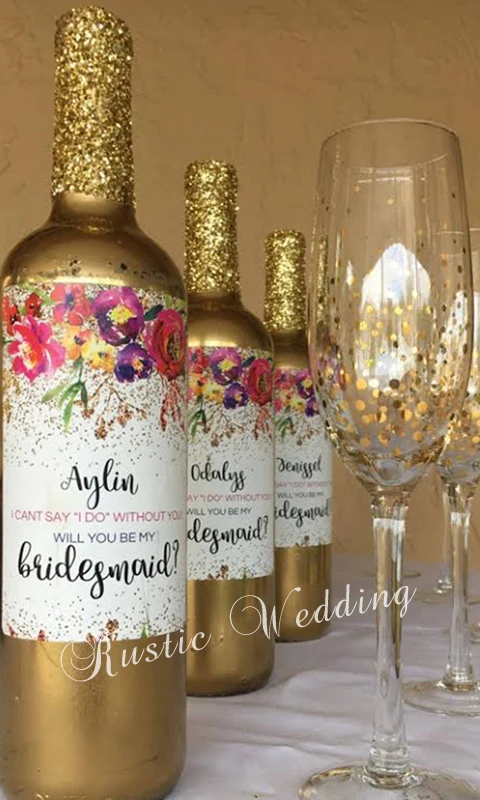 Custom Wine Labels, Bridesmaid Proposal Gift - Bridesmaid Wine Bottle Label, Asking Bridesmaid - Will You Be My Bridesmaid Gift
Custom Wine Labels, Bridesmaid Proposal Gift - Bridesmaid Wine Bottle Label, Asking Bridesmaid - Will You Be My Bridesmaid Gift