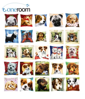 DOGS Cross Stitch Cushion Cover YORKSHIRE WITH BOW Pillow Case Acrylic Cross Stitch Kits Pre-Printed Cushion Sofa Pillows
DOGS Cross Stitch Cushion Cover YORKSHIRE WITH BOW Pillow Case Acrylic Cross Stitch Kits Pre-Printed Cushion Sofa Pillows