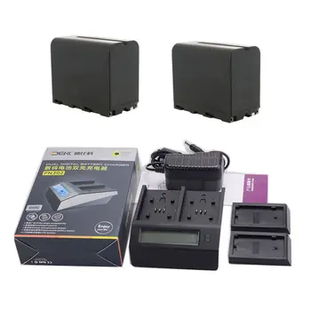 2 NP-F970 NP-F960 6600mAh Battery for Sony 3000 200 820E 2000E TRV1 + Dual Charger
2 NP-F970 NP-F960 6600mAh Battery for Sony 3000 200 820E 2000E TRV1 + Dual Charger