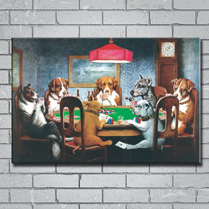 Y192 Dogs Playing Poker Funny 14x21 24x36 27x40 Inch Art Silk Poster Print Canvas Wall Sticker
Y192 Dogs Playing Poker Funny 14x21 24x36 27x40 Inch Art Silk Poster Print Canvas Wall Sticker
