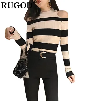 RUGOD 2018 New Striped Slim Women Sweaters Knitted Casual Women Tops O-Neck Women Pullovers ropa mujer invierno 2018
RUGOD 2018 New Striped Slim Women Sweaters Knitted Casual Women Tops O-Neck Women Pullovers ropa mujer invierno 2018