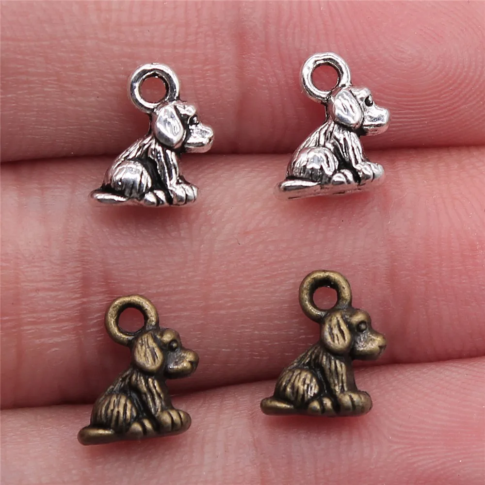 WYSIWYG 10pcs 10x7mm Sitting Dog Charm Cute Small Dog Charms DIY Sitting Dog Small Charms For Jewlery Making
WYSIWYG 10pcs 10x7mm Sitting Dog Charm Cute Small Dog Charms DIY Sitting Dog Small Charms For Jewlery Making