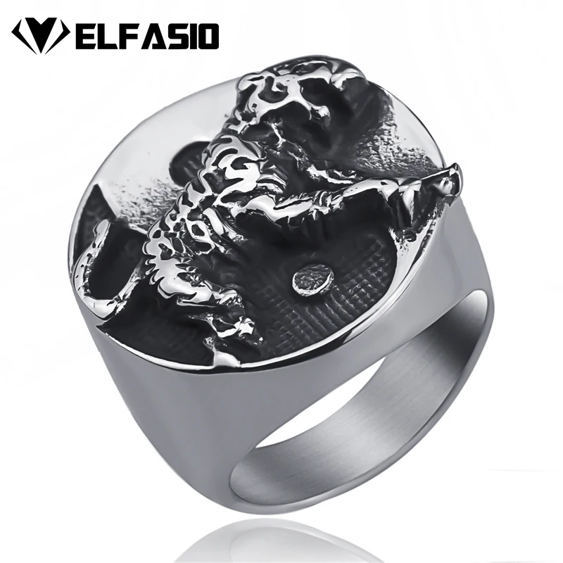 Men's Tiger Yin and yang tai chi Chinese Style Stainless Steel Ring Fashion Jewelry US Size 8-13
Men's Tiger Yin and yang tai chi Chinese Style Stainless Steel Ring Fashion Jewelry US Size 8-13