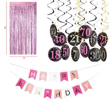 Personality Birthday Decoration 21st Birthday 18 30 40 50 60 70 Adult Girl Birthday Party Decoration Hanging Ornaments Set
Personality Birthday Decoration 21st Birthday 18 30 40 50 60 70 Adult Girl Birthday Party Decoration Hanging Ornaments Set
