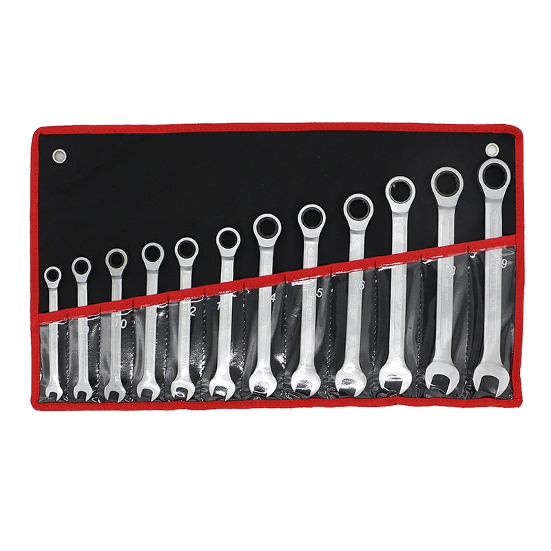 YOFE 12Pcs 8-19mm combination Ratchet Handle Wrench 72T Ratcheting Spanner Set of Keys Multitool Maintenance tools
YOFE 12Pcs 8-19mm combination Ratchet Handle Wrench 72T Ratcheting Spanner Set of Keys Multitool Maintenance tools
