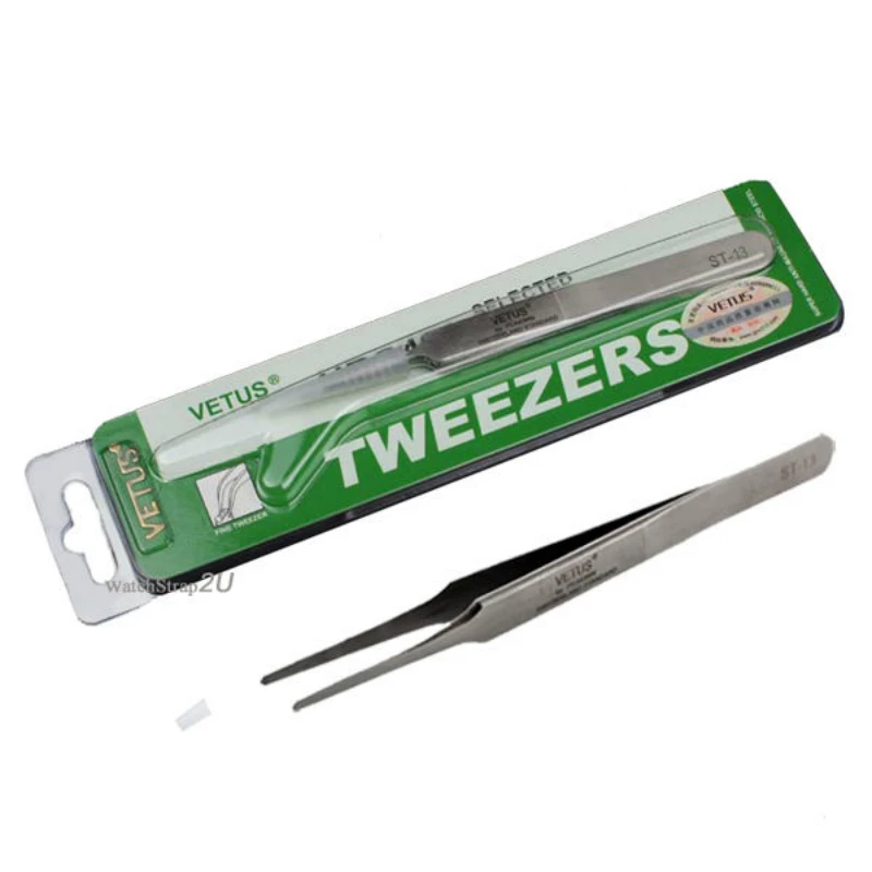 Watchmaker Anti-acid Steel Tweezers Non Magnetic Repair Tool High Quality ST-13 Silver
Watchmaker Anti-acid Steel Tweezers Non Magnetic Repair Tool High Quality ST-13 Silver