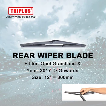 Rear Wiper Blade for Opel Grandland X (2017-Onwards) 1pc 12" 300mm GrandlandX Rear Windscreen Wipers Vauxhall
Rear Wiper Blade for Opel Grandland X (2017-Onwards) 1pc 12" 300mm GrandlandX Rear Windscreen Wipers Vauxhall
