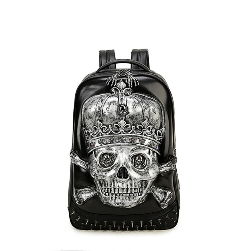 Punk style 3D Printing Backpacks Men Leather Backpack School Bags For Teenagers Backpack Brands Designer Large Capacity Bags
Punk style 3D Printing Backpacks Men Leather Backpack School Bags For Teenagers Backpack Brands Designer Large Capacity Bags