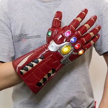 Avengers 4 Endgame Iron man LED Light Gloves Tony Stark Infinity Gauntlet Avengers Cosplay Halloween Costume Party Props
Avengers 4 Endgame Iron man LED Light Gloves Tony Stark Infinity Gauntlet Avengers Cosplay Halloween Costume Party Props