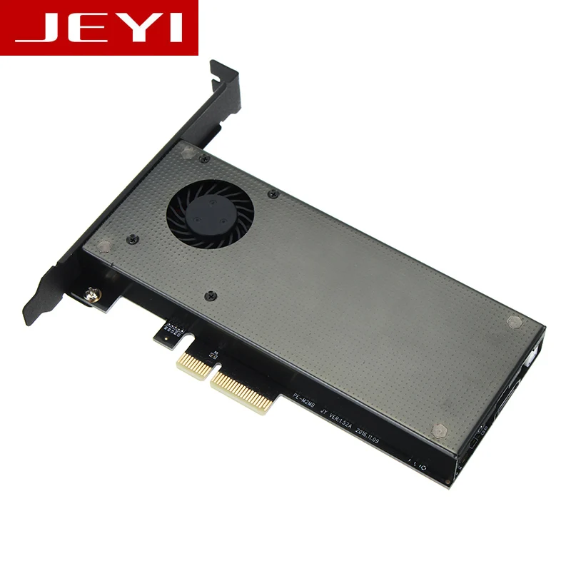 JEYI SK9 12V+3.3V m.2 NVMe Expansion Adapter NGFF To PCIE3.0 Cooling Fan SSD Dual Interface SATA3 With Fan Aluminum Cover
JEYI SK9 12V+3.3V m.2 NVMe Expansion Adapter NGFF To PCIE3.0 Cooling Fan SSD Dual Interface SATA3 With Fan Aluminum Cover