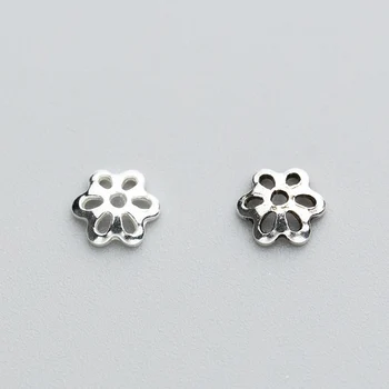 925 Sterling silver flower hollow out Beads cap for making jewelry accessories diy jewelry fittings 5mm 50pcs
925 Sterling silver flower hollow out Beads cap for making jewelry accessories diy jewelry fittings 5mm 50pcs