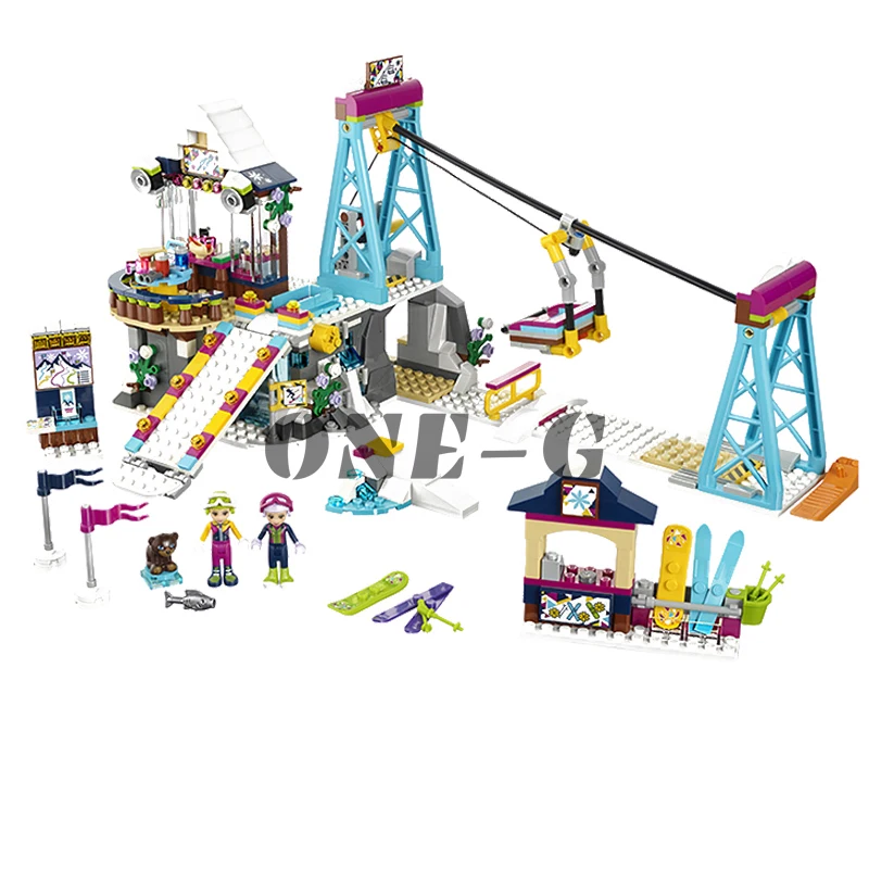 Building blocks 01042 Compatible with legoingly Friends 41324 Bricks Princess Snow Resort Ski Lift figures toys for children
Building blocks 01042 Compatible with legoingly Friends 41324 Bricks Princess Snow Resort Ski Lift figures toys for children