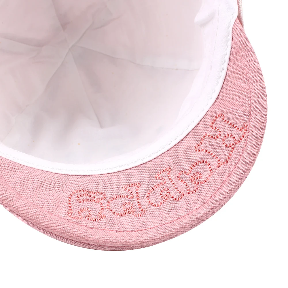 Cartoon Bear Baby Baseball Caps Happy Cotton Toddler Baby Caps With Ears Cute Embroidery Girls Caps Autumn Infant Sun Caps 6-18M (16)