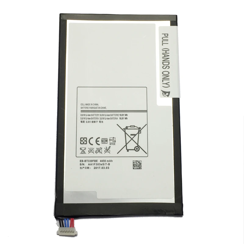 KiKiss Endurable Tablet Battery For Samsung GALAXY Tab 4 T330 SM T331 T331C T335 4450mAh EB-BT330FBE
KiKiss Endurable Tablet Battery For Samsung GALAXY Tab 4 T330 SM T331 T331C T335 4450mAh EB-BT330FBE
