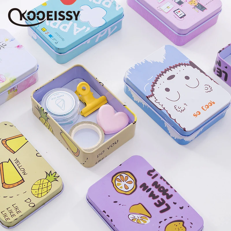 Cartoon Headphone Storage Metal Box Sealed Jar Packing Boxes Jewelry Data Line Children Candy Pill Chutty Mini Organizer Gift
Cartoon Headphone Storage Metal Box Sealed Jar Packing Boxes Jewelry Data Line Children Candy Pill Chutty Mini Organizer Gift