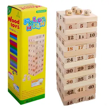 48 large digital layers Stacked high building blocks This leisure wooden toys dropship Y815
48 large digital layers Stacked high building blocks This leisure wooden toys dropship Y815