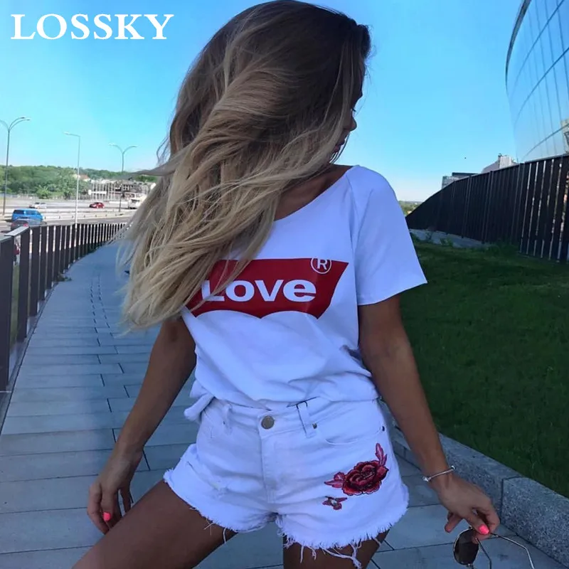 2019 New Love Print T Shirt Women's Casual O Neck Short Sleeve Summer White T-shirts Tee Tops Female Tshirt Ladies Plus Size XXL
2019 New Love Print T Shirt Women's Casual O Neck Short Sleeve Summer White T-shirts Tee Tops Female Tshirt Ladies Plus Size XXL