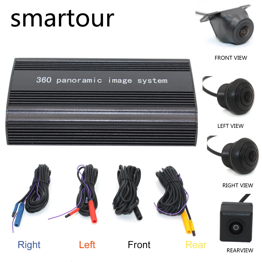 Smartour Car 360 Degree Camera HD Panoramic Rearview in DVR camera Recording Night Vision Parking System Monitoring Camcorder
Smartour Car 360 Degree Camera HD Panoramic Rearview in DVR camera Recording Night Vision Parking System Monitoring Camcorder