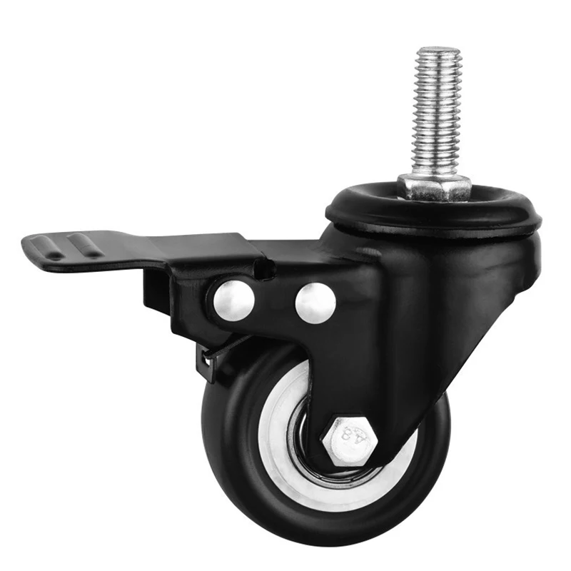 2pcs Office Chair Wheels 2inches M10 Swivel Rubber Universal Caster with Brake CLH@8
2pcs Office Chair Wheels 2inches M10 Swivel Rubber Universal Caster with Brake CLH@8