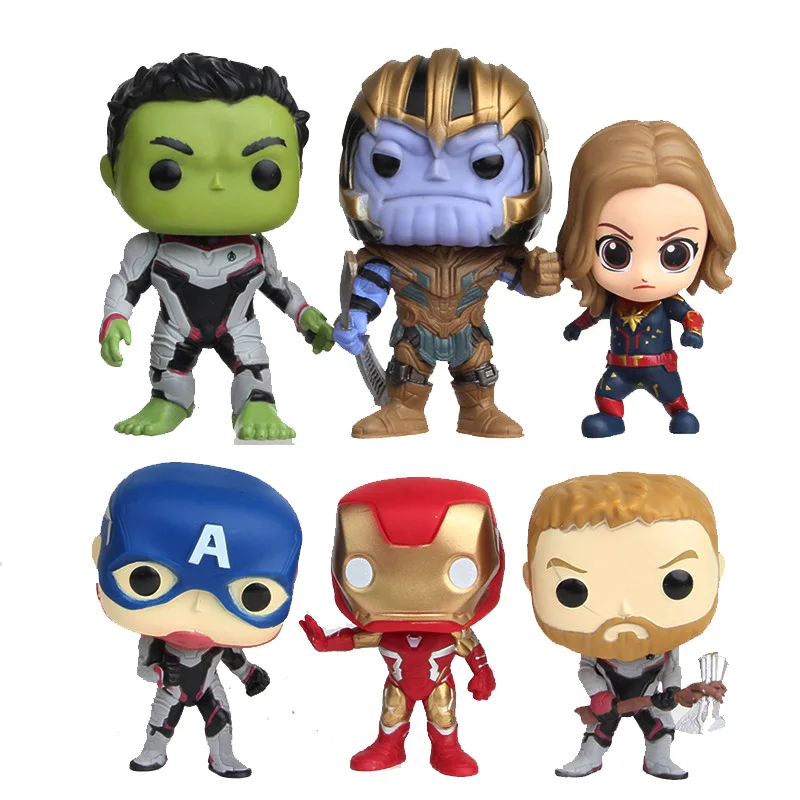 Avenger Endgame Action Figure 12cm Thanos Hulk Model Q Version Captain America Thor Pvc Doll Ironman Captain Marvel Toy Figure
Avenger Endgame Action Figure 12cm Thanos Hulk Model Q Version Captain America Thor Pvc Doll Ironman Captain Marvel Toy Figure