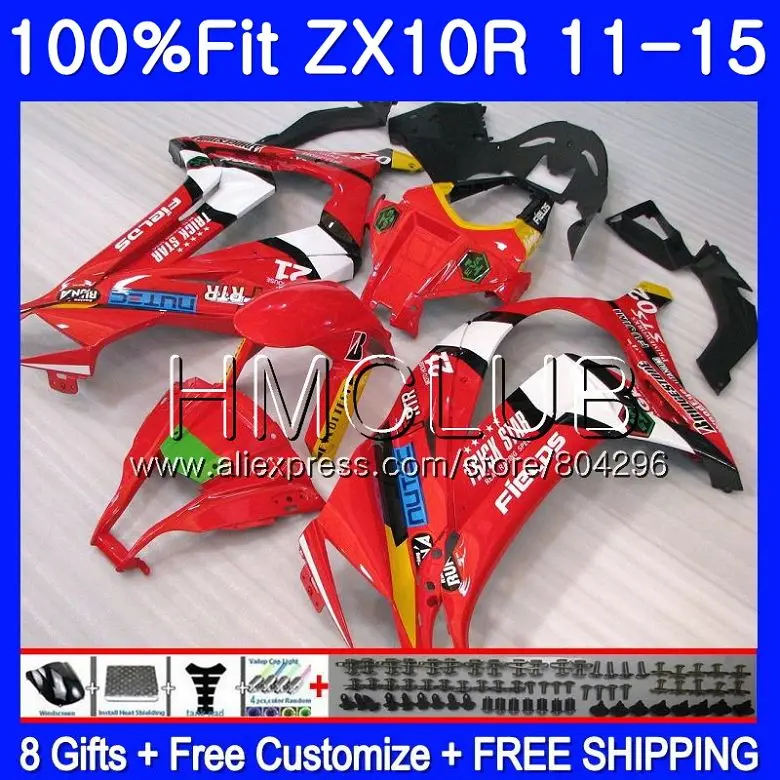 Injection For KAWASAKI NINJA ZX 10 R ZX10R Red Yellow 11 12 13 14 15 41HM.25 ZX 10R 1000 ZX-10R 2011 2012 2013 2014 2015 Fairing
Injection For KAWASAKI NINJA ZX 10 R ZX10R Red Yellow 11 12 13 14 15 41HM.25 ZX 10R 1000 ZX-10R 2011 2012 2013 2014 2015 Fairing