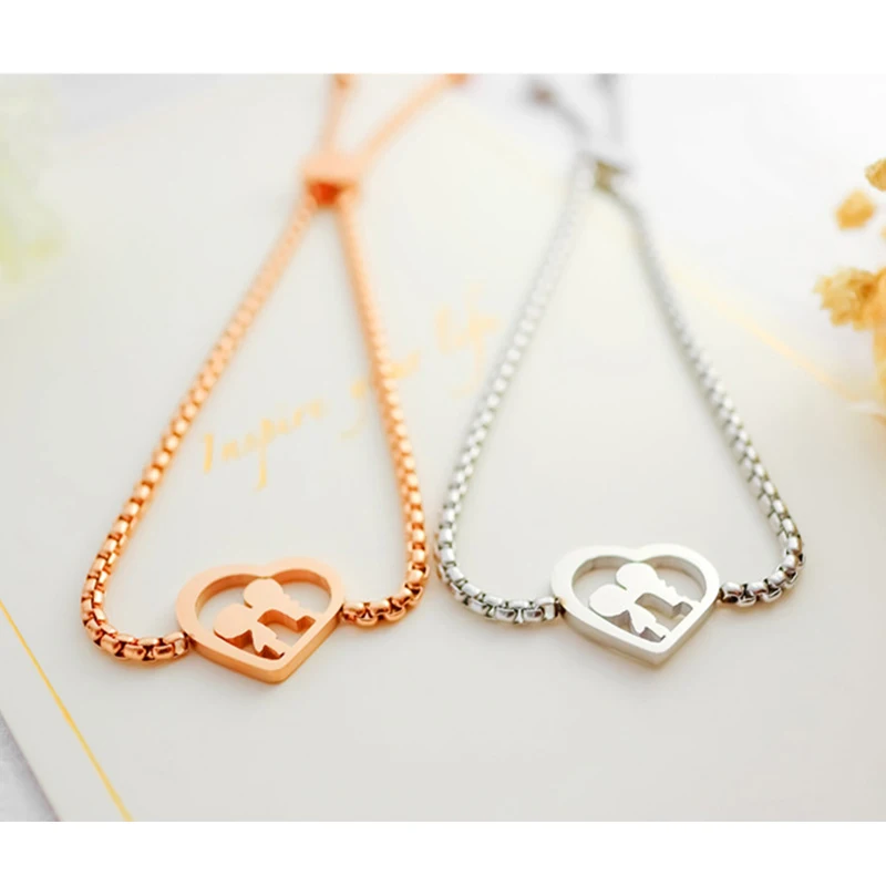 Fashionable Gold Color Link Chain Bracelet For Woman Adjustable Simple Silver Bracelets Jewelry Party Gifts VB893 | Украшения и