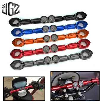 Motorcycle Universal Waterproof Handlebar Extension Balance Cross Bar Adjustable Clock Barometer for KTM Yamaha Kawasaki Harley
Motorcycle Universal Waterproof Handlebar Extension Balance Cross Bar Adjustable Clock Barometer for KTM Yamaha Kawasaki Harley