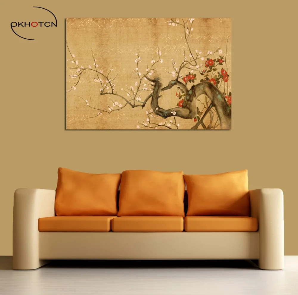 Peach Blossom Chinese Ink Painting Unframed Canvas Art Spray Painting Wall Pictures for Living Room Home Decor
Peach Blossom Chinese Ink Painting Unframed Canvas Art Spray Painting Wall Pictures for Living Room Home Decor