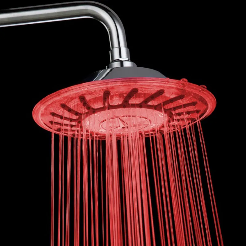 Bathroom shower head round shower top spray power control temperature tri-color LED top spray L626
Bathroom shower head round shower top spray power control temperature tri-color LED top spray L626