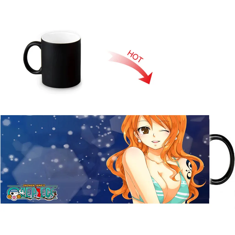 One Piece Role Nami Color Change/Changing Ceramic Morph Mug Heat Sensitive Porcelain Morphing Mugs Coffee Tea Milk Cups
One Piece Role Nami Color Change/Changing Ceramic Morph Mug Heat Sensitive Porcelain Morphing Mugs Coffee Tea Milk Cups