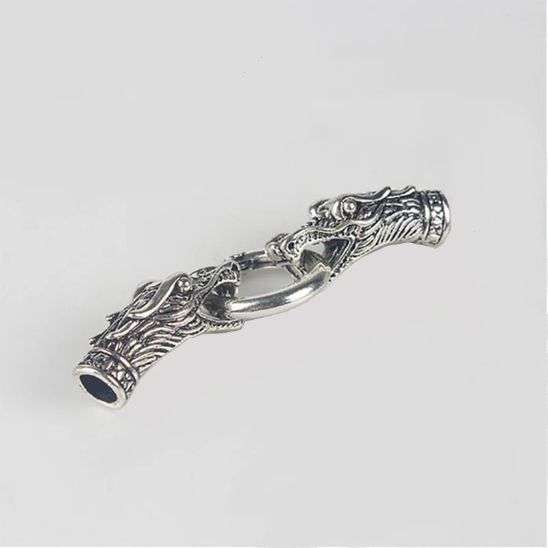 3 Sets Antique Silver & Gold Dragon Bracelet End Cap With Spring Clasp For 6mm Leather Cord Jewelry Making Findings
3 Sets Antique Silver & Gold Dragon Bracelet End Cap With Spring Clasp For 6mm Leather Cord Jewelry Making Findings
