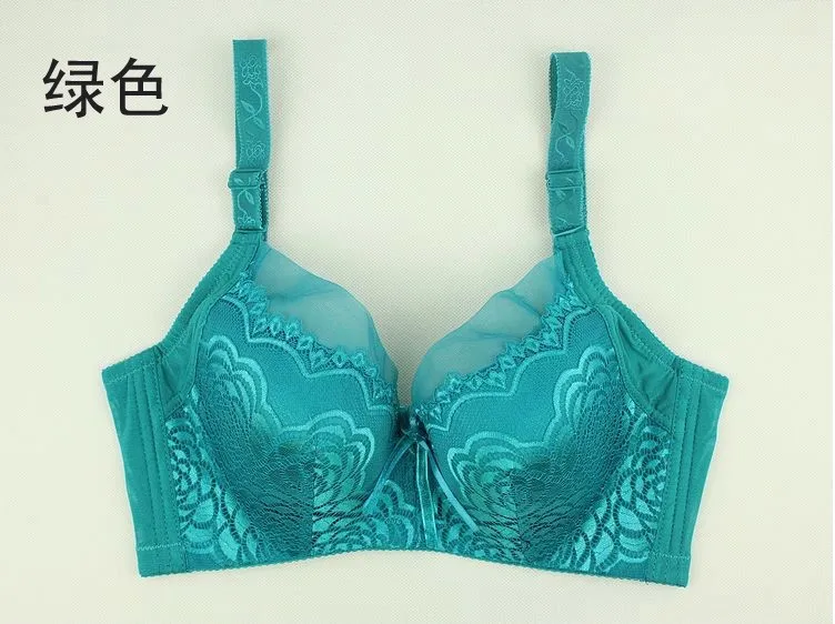 fashion Women big cup size Push Up Bra Thin cup Lady Bra Underwear Gather 105 c d Size Bra For Women Bralette back button 14