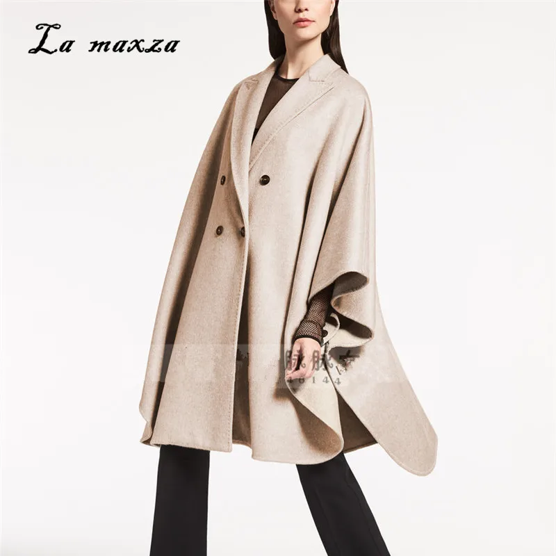 Women Winter Wool Long Cape Coat 2018 Vintage Elegant Clothes Loose Fashion Korean Cape Coat Double Breasted
Women Winter Wool Long Cape Coat 2018 Vintage Elegant Clothes Loose Fashion Korean Cape Coat Double Breasted
