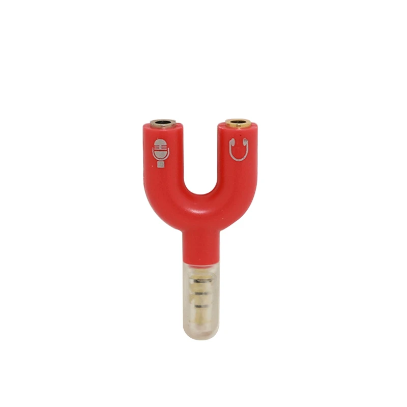 Ollivan Y Shape 3.5mm Earphone Splitter Male to 2 Female Couple Headphone Splitters Audio Extension Cords Stereo Adapter (5)