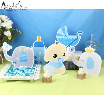 Boy Baby Shower Theme Party Table Centerpiece Elephant Baby Stroller Decorations Kids Event Birthday Party Decorations Supplies
Boy Baby Shower Theme Party Table Centerpiece Elephant Baby Stroller Decorations Kids Event Birthday Party Decorations Supplies