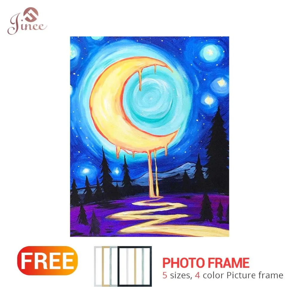 Diamond Embroidery Starry Sky Moon DIY Full Drill Square Round Diamond Painting Oil Paint Landscape Rhinestone Mosaic Painting
Diamond Embroidery Starry Sky Moon DIY Full Drill Square Round Diamond Painting Oil Paint Landscape Rhinestone Mosaic Painting
