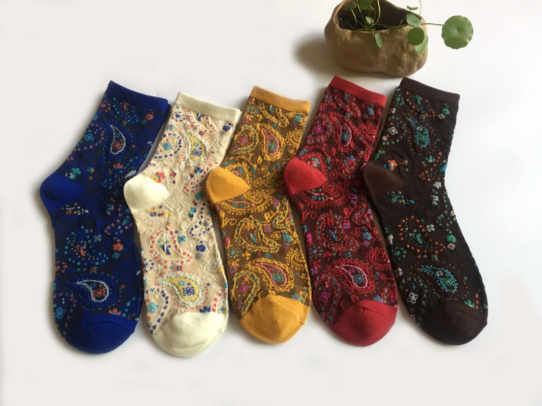 Ethnic Style Peacock Pattern Jacquard Weave Harajuku Women Socks Christmas Socks Snow Land Thickening Print Funny Socks PAISLEY
Ethnic Style Peacock Pattern Jacquard Weave Harajuku Women Socks Christmas Socks Snow Land Thickening Print Funny Socks PAISLEY