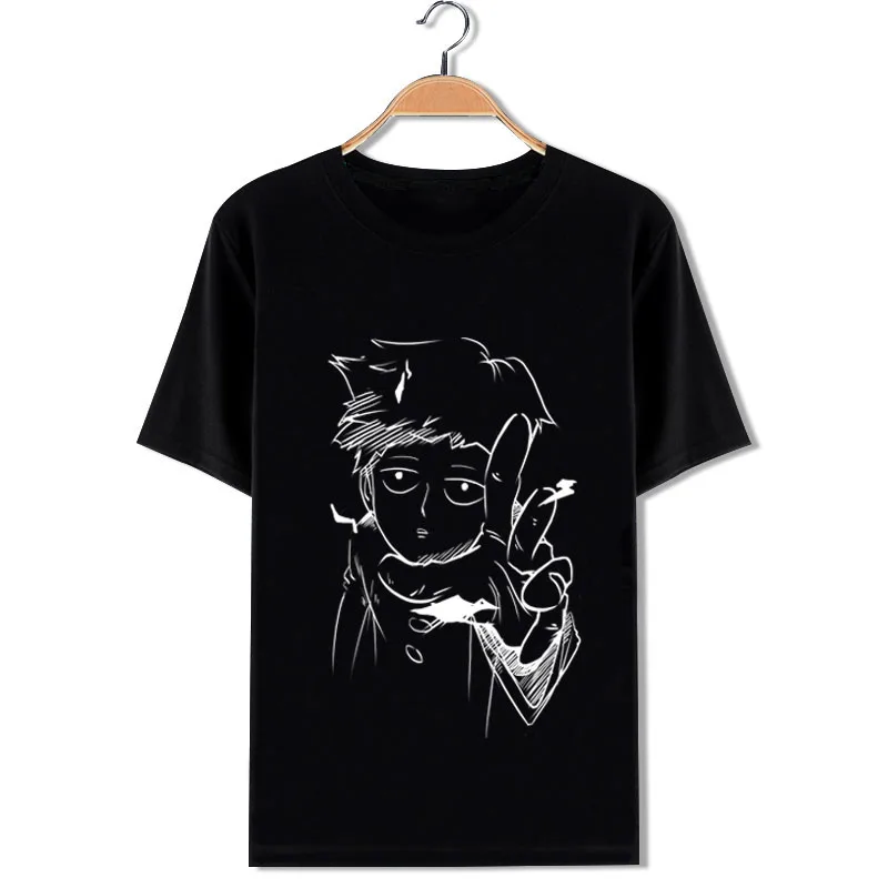 New Anime Mob Psycho 100 T-shirt Mobu Saiko Hyaku cosplay T shirt Fashion Men cotton base shirt Tees
New Anime Mob Psycho 100 T-shirt Mobu Saiko Hyaku cosplay T shirt Fashion Men cotton base shirt Tees