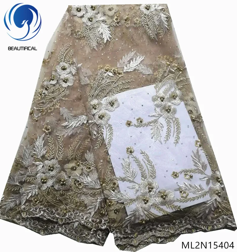 BEAUTIFICAL net lace fabric latest lace fabrics tulle lace fabric french with beads flowers style 5yards/lot hot sales ML2N154
BEAUTIFICAL net lace fabric latest lace fabrics tulle lace fabric french with beads flowers style 5yards/lot hot sales ML2N154