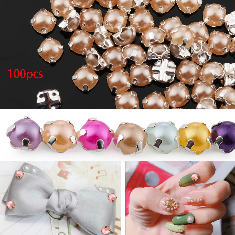 100pcs/Pack 5mm Flatback Half Round Imitation Pearl for Craft Garment Crystal Resin Sewing Beads Sew On Rhinestones Claw
100pcs/Pack 5mm Flatback Half Round Imitation Pearl for Craft Garment Crystal Resin Sewing Beads Sew On Rhinestones Claw