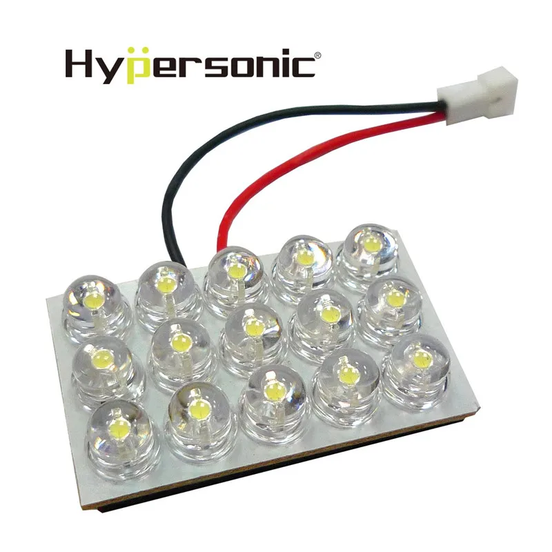 Hypersonic 15 LED dome light car interior LED Light White Light 0.8W Auto Car Replacement Accessories
Hypersonic 15 LED dome light car interior LED Light White Light 0.8W Auto Car Replacement Accessories