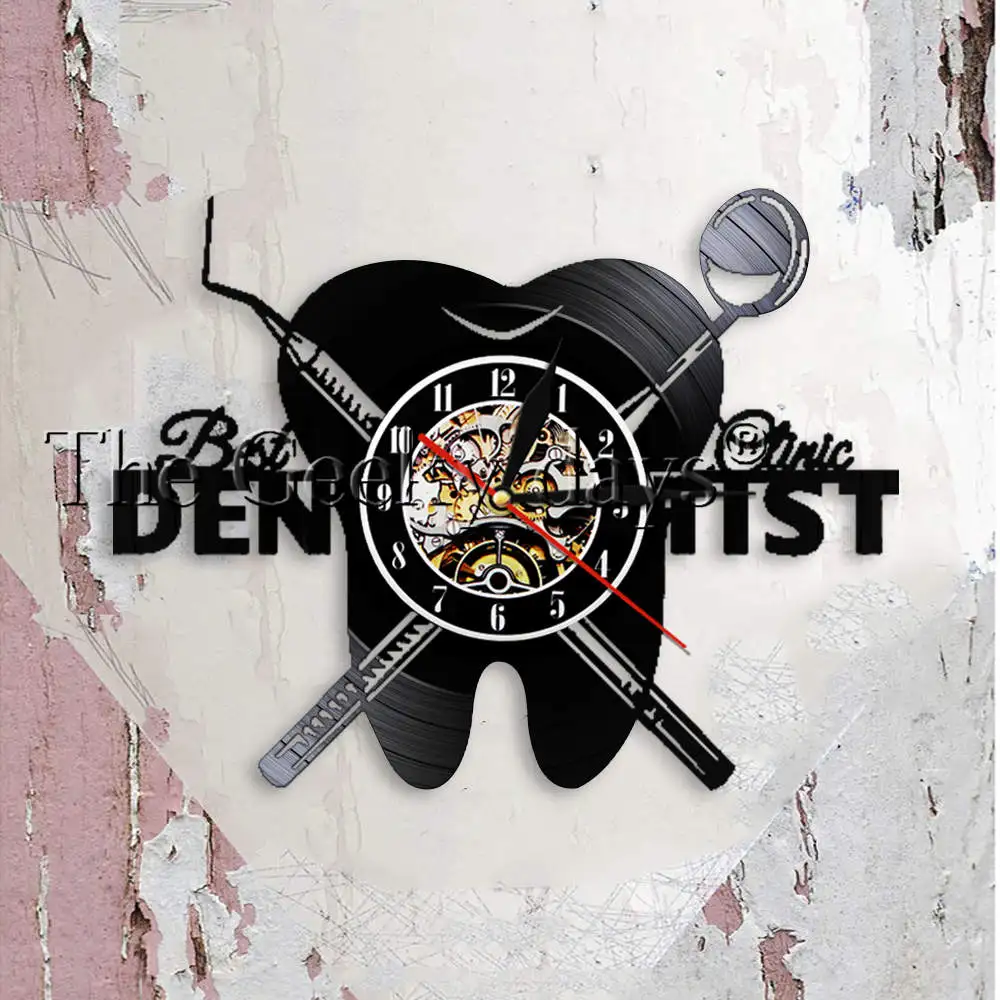 Dentist Equipment Dental Office Teeth Wall Sign Decorative Clock Orthodontist Vinyl Record Wall Clock Nurse Appreciation Gift
Dentist Equipment Dental Office Teeth Wall Sign Decorative Clock Orthodontist Vinyl Record Wall Clock Nurse Appreciation Gift
