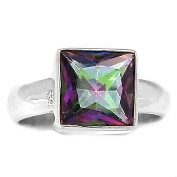 Hand Made Mystic Topaz Ring 100% 925 Sterling Silver ,4.6g, Size:8 , AR0367
Hand Made Mystic Topaz Ring 100% 925 Sterling Silver ,4.6g, Size:8 , AR0367
