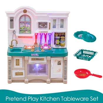 New 1 Pcs/Set Baby Miniature Kitchen Plastic Pretend Play Sound Kitchen Food Cooking Tableware Toy Set For Girl Game Gift D74
New 1 Pcs/Set Baby Miniature Kitchen Plastic Pretend Play Sound Kitchen Food Cooking Tableware Toy Set For Girl Game Gift D74
