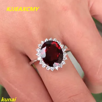 KJJEAXCMY fine jewelry 925 Silver Caibao jewelry natural mozambique garnet ring.
KJJEAXCMY fine jewelry 925 Silver Caibao jewelry natural mozambique garnet ring.