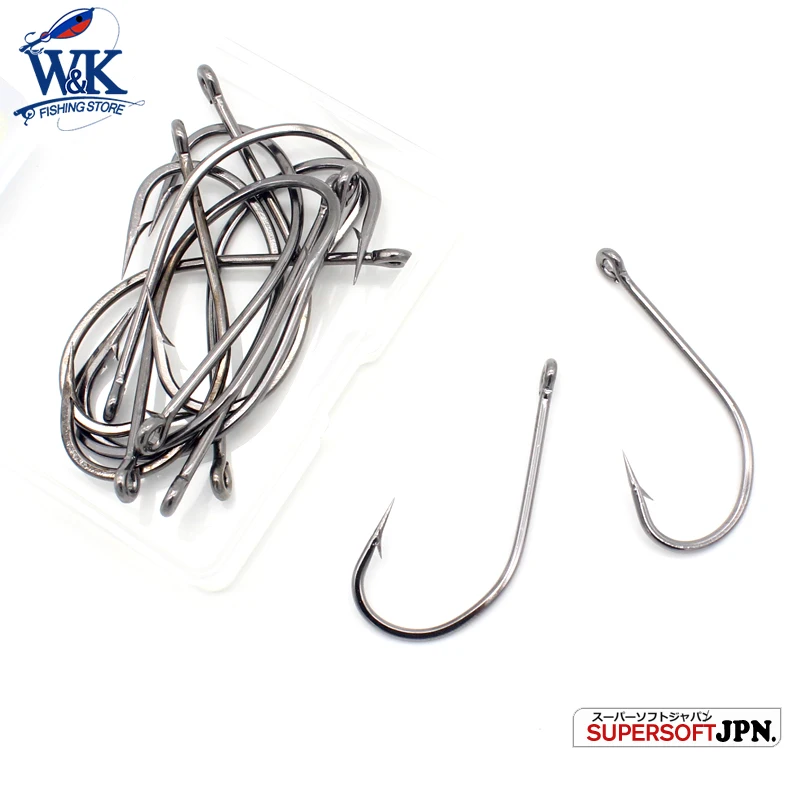 WK Fishing Hooks High-Carbon Steel Barbed Hooks at 8 Different Size Maruseigo Ring Single Hook Carp Fishing Accessories
WK Fishing Hooks High-Carbon Steel Barbed Hooks at 8 Different Size Maruseigo Ring Single Hook Carp Fishing Accessories